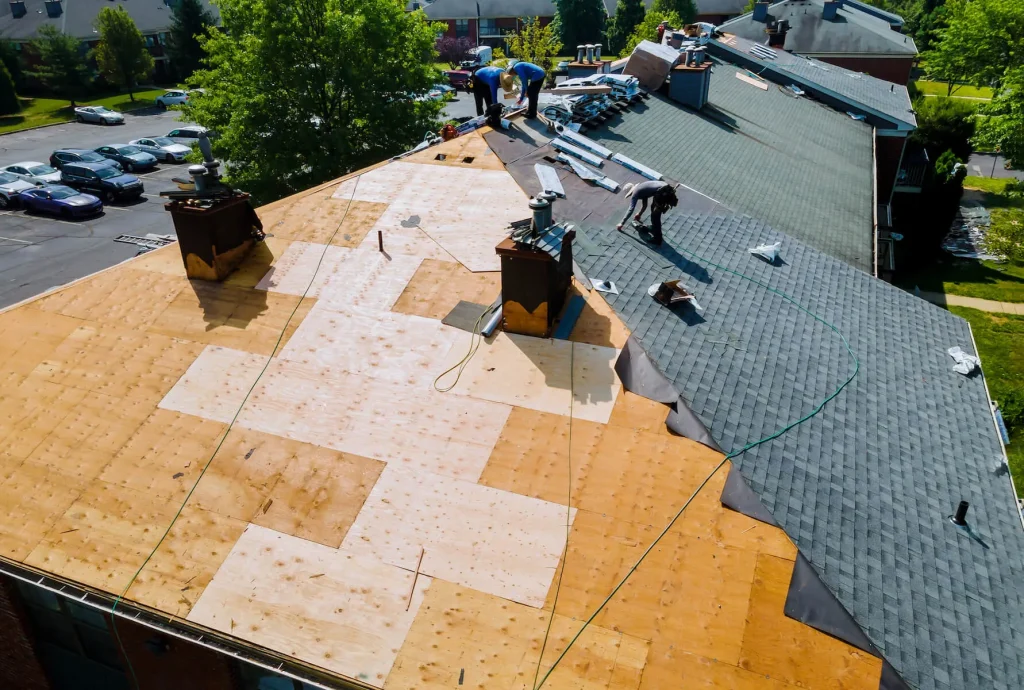 Crown Roofing Work New Baden IL