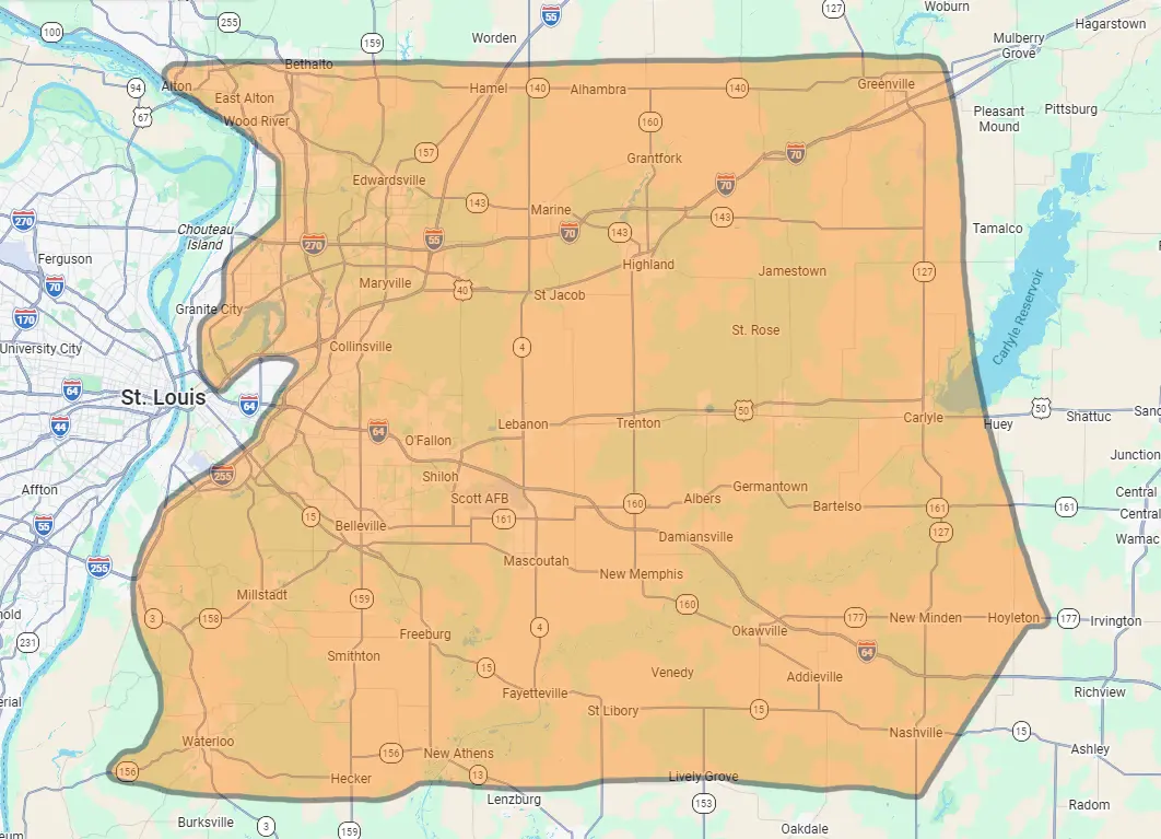 Roofing install service area new baden illinois